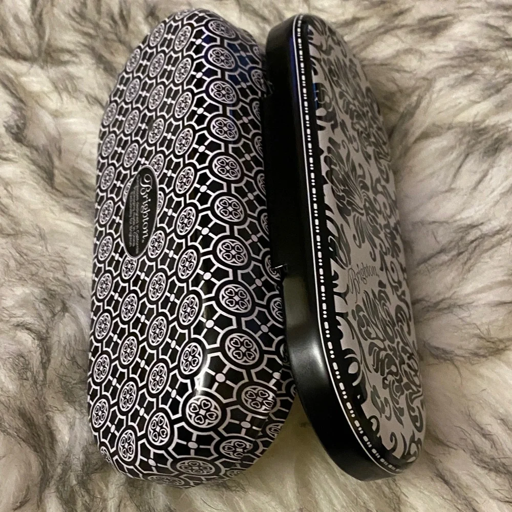 Brighton Monochrome Floral glasses Case